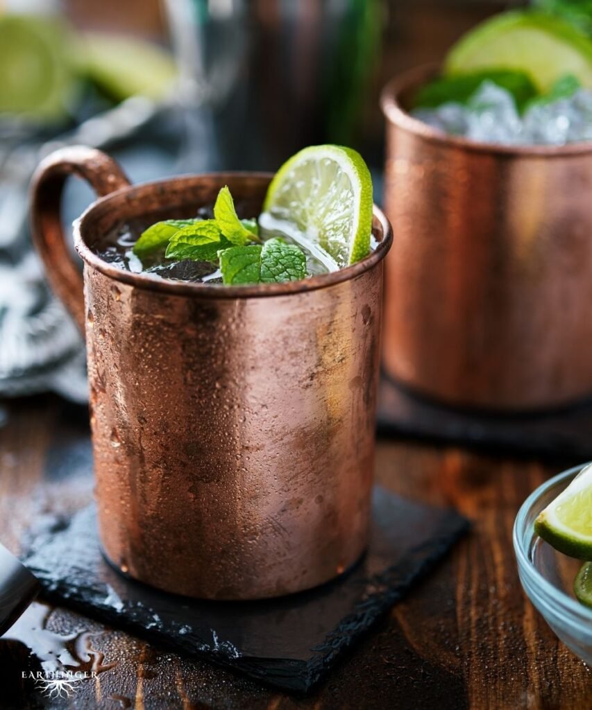 Kupferbecher für Getränke