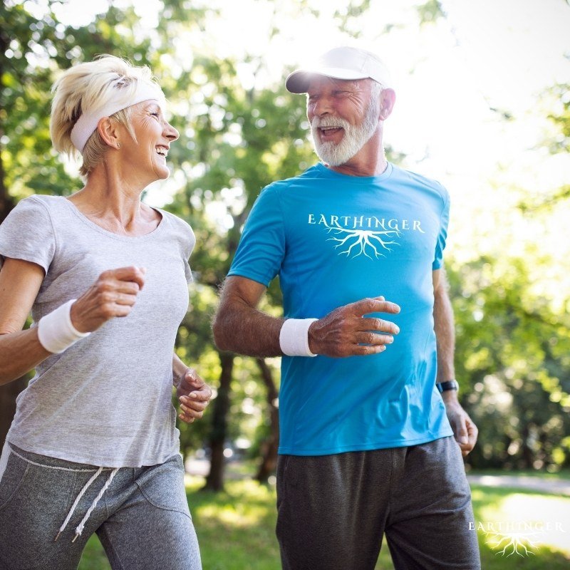 Die Energie des Körpers verbessern mit Erdung.