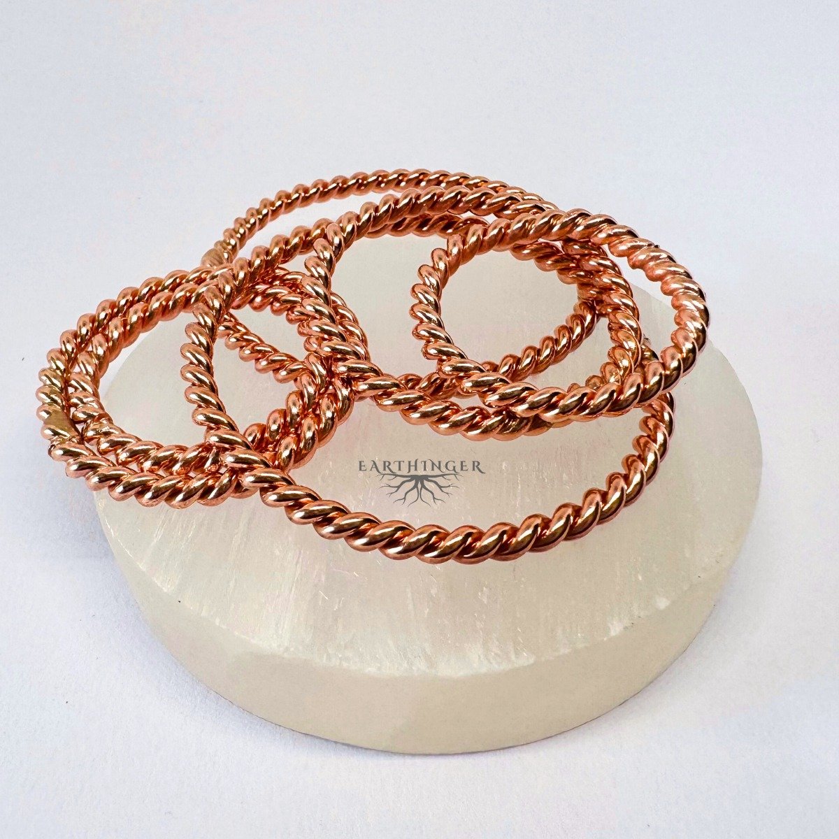 Kupfer Tensor Ringe für Meditation