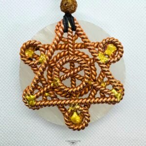 Heilige Geometrie als energetisches Schmuckstück – Kupferanhänger mit Metatron-Würfel zur Harmonisierung von Körper, Geist und Seele