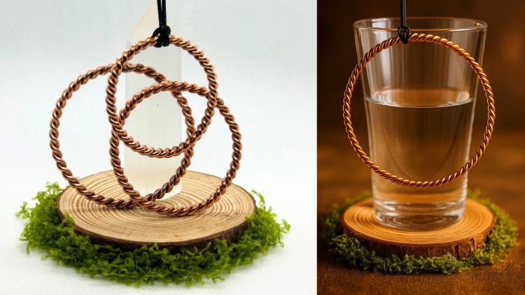 Handgefertigter Tensor-Ring mit Sacred Cubit Frequenz – 144 MHz für Erdung, körperliche Balance und energetische Reinigung