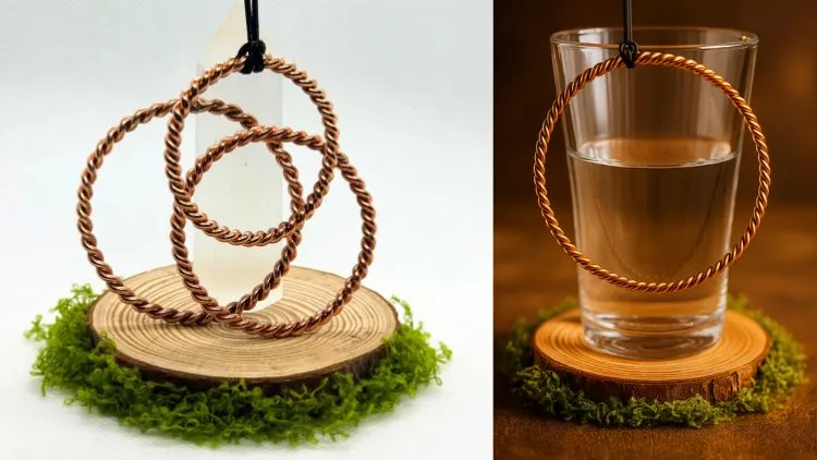 Handgefertigter Tensor-Ring mit Sacred Cubit Frequenz – 144 MHz für Erdung, körperliche Balance und energetische Reinigung