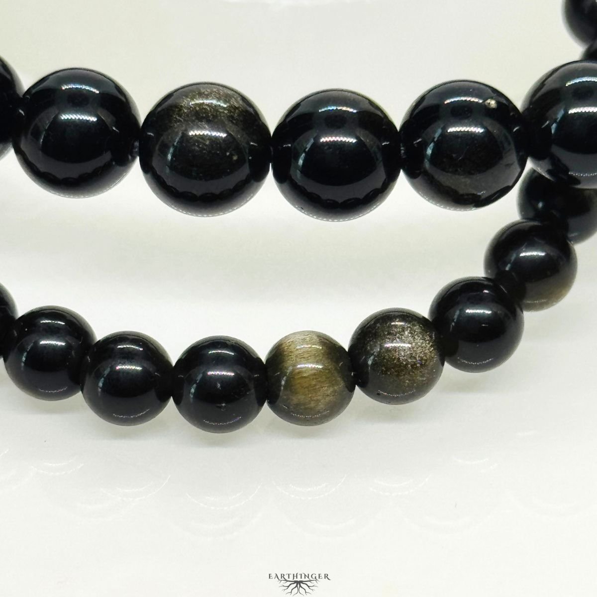 Schwarzer Obsidian Schmuck – spirituelles Armband für Schutz und Balance