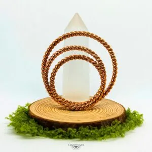 Drei Tensor-Ringe aus Kupfer mit den Frequenzen 144, 177 und 188 MHz – Sacred, Lost und Empowerment Cubit zur individuellen Auswahl