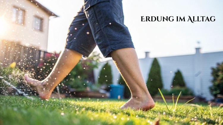 Im Garten den Körper Erden