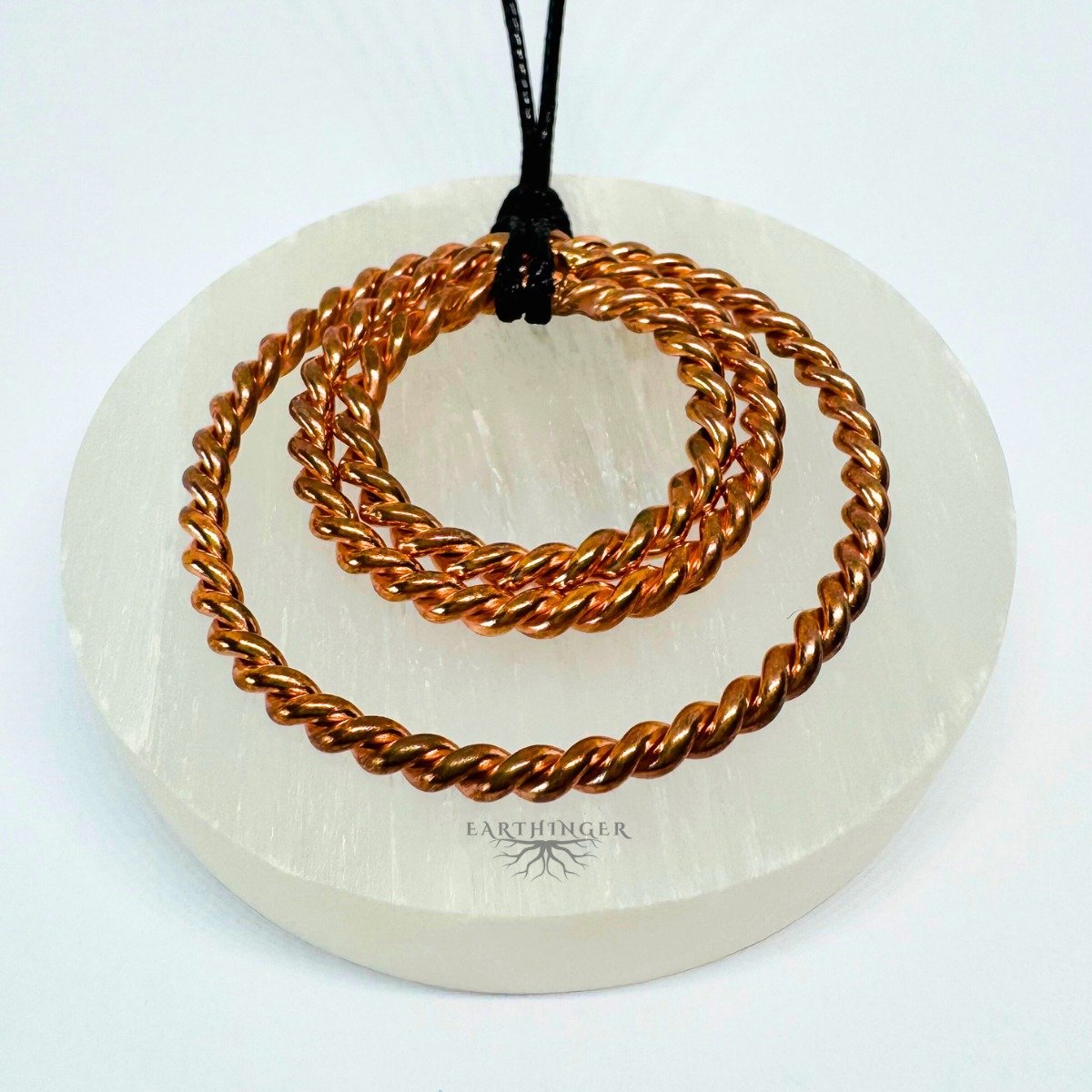 Handgefertigter Kupfer Tensor Energieanhänger mit 3 Frequenzen zur Aktivierung spiritueller Kraft und Schutz vor EMF-Feldern