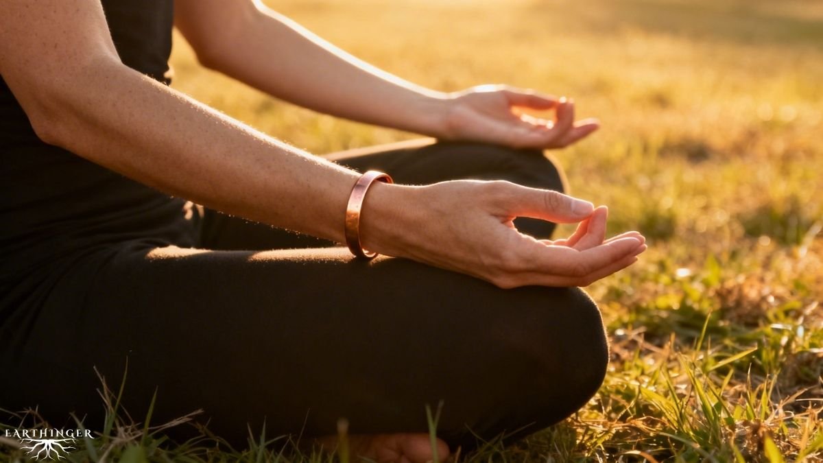 Kupferarmband tragen und dessen Vorteile.