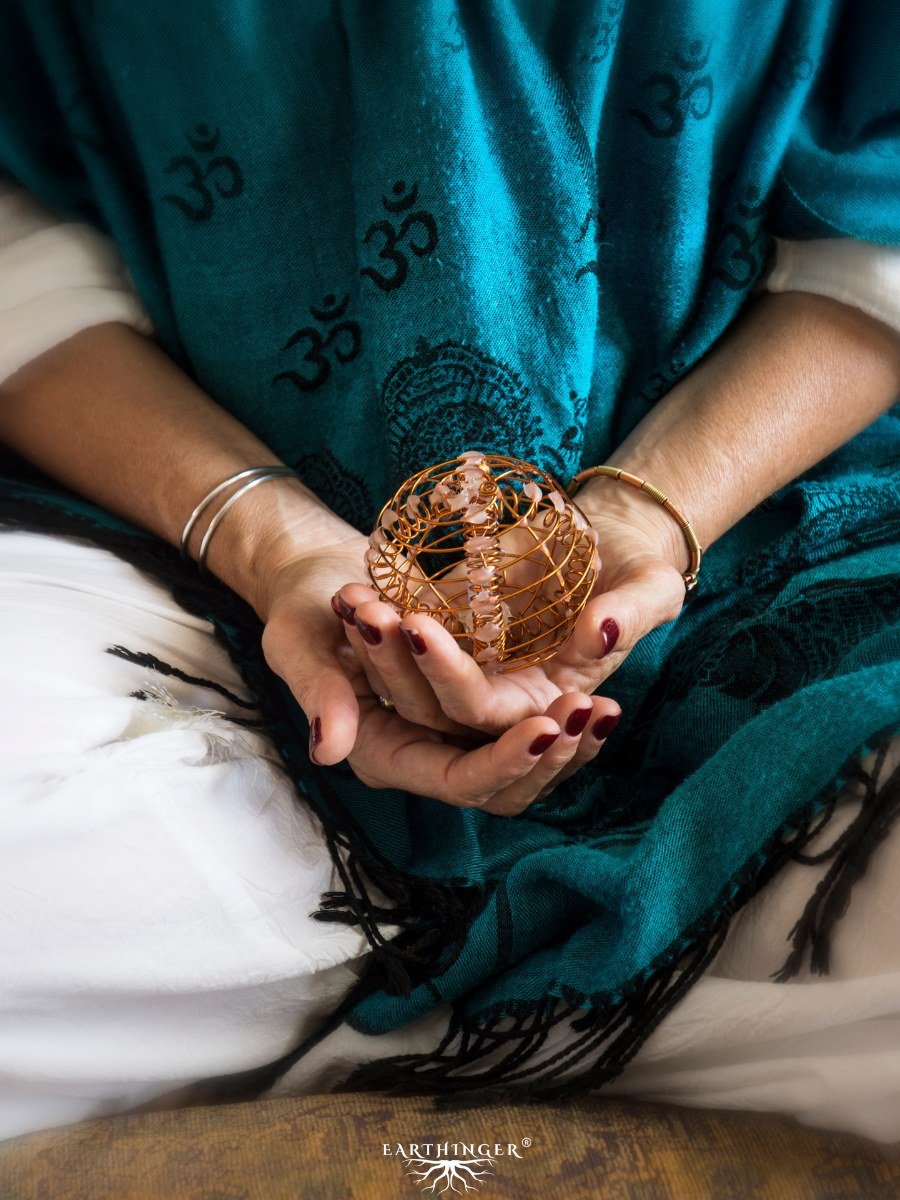Kupfer als helfer für Meditation und Körper Erdung
