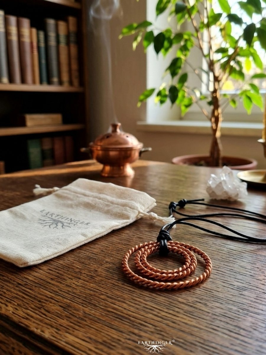 Kupfer Tensor Ring mit Wirkung in der Wohnung