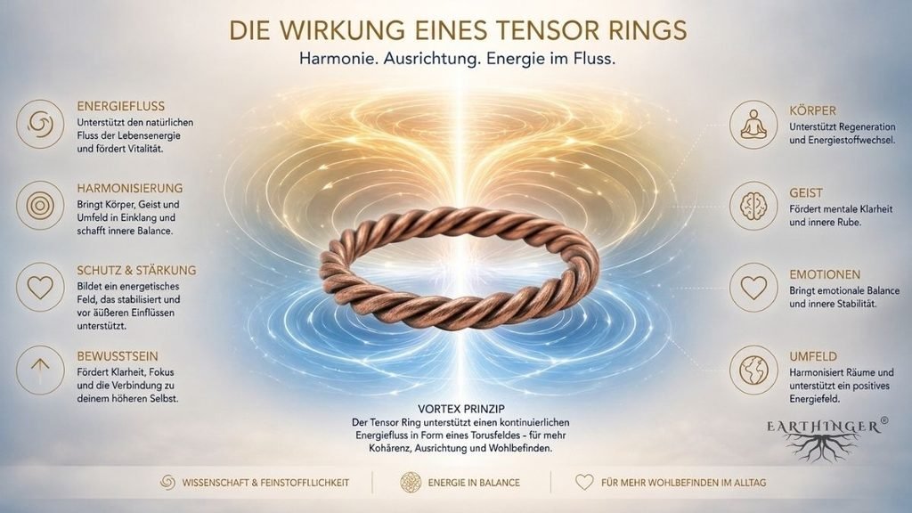 Infografik: Wie ein Tensor Ring aus Kupfer funktioniert