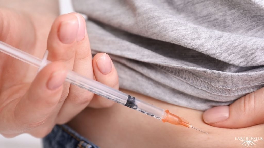 Peptide eigenständig spritzen.
